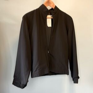 Vintage designer zip-front bomber jacket